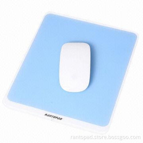 Rigid mouse pad, made of resinous surface and PMMA base